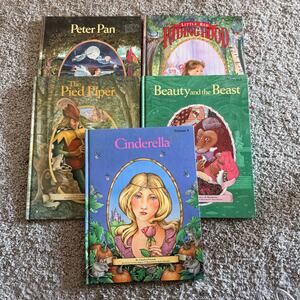 Lot of 5 Children's Books Vintage 1990s Oversized Hardcover Ottenheimer